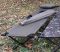 Army folding bed size 206x72 cm with pocket and pillow Kit Olive