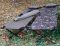Army folding bed size 206x72 cm with pocket and pillow Kit Olive
